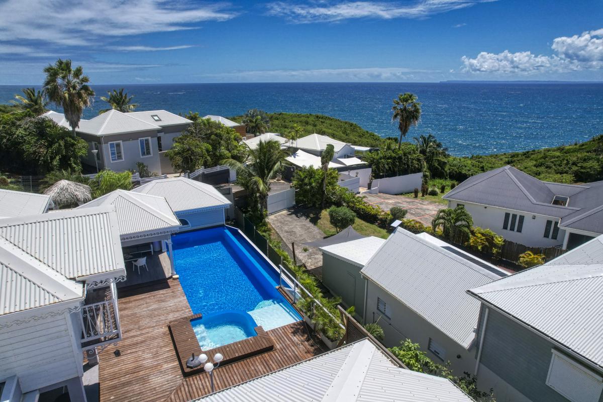48.Location villa piscine Sainte Anne Guadeloupe_Vue du ciel